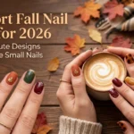 10 simple and cute short fall nail ideas for 2026 on natural small nails